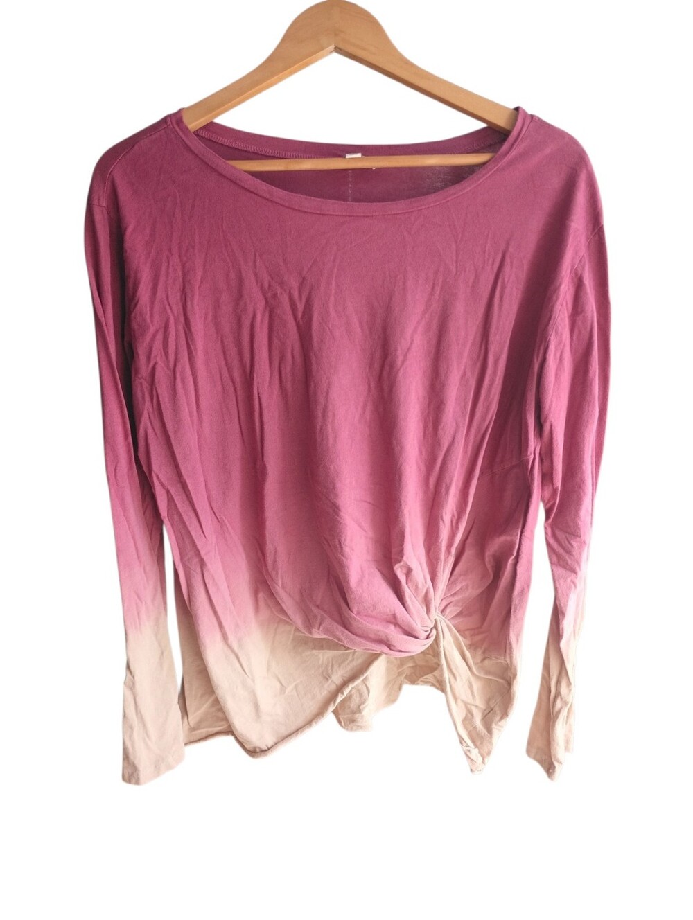 Umgee Ombre Twist Front Top Size Large